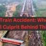 Odisa Train Accident Who Is the Real Culprit Behind This 🤔