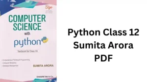 Python Class 12 Sumita Arora PDF